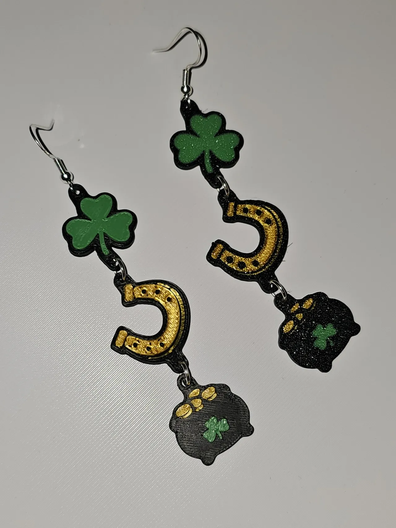 St. Patrick's Day Earrings (No AMS) view 3