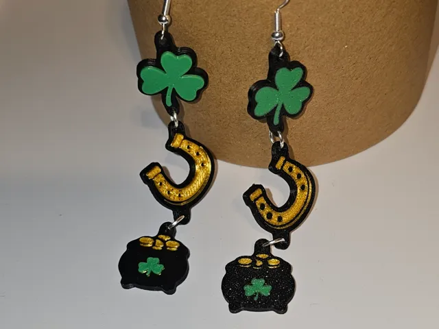 St. Patrick's Day Earrings (No AMS)