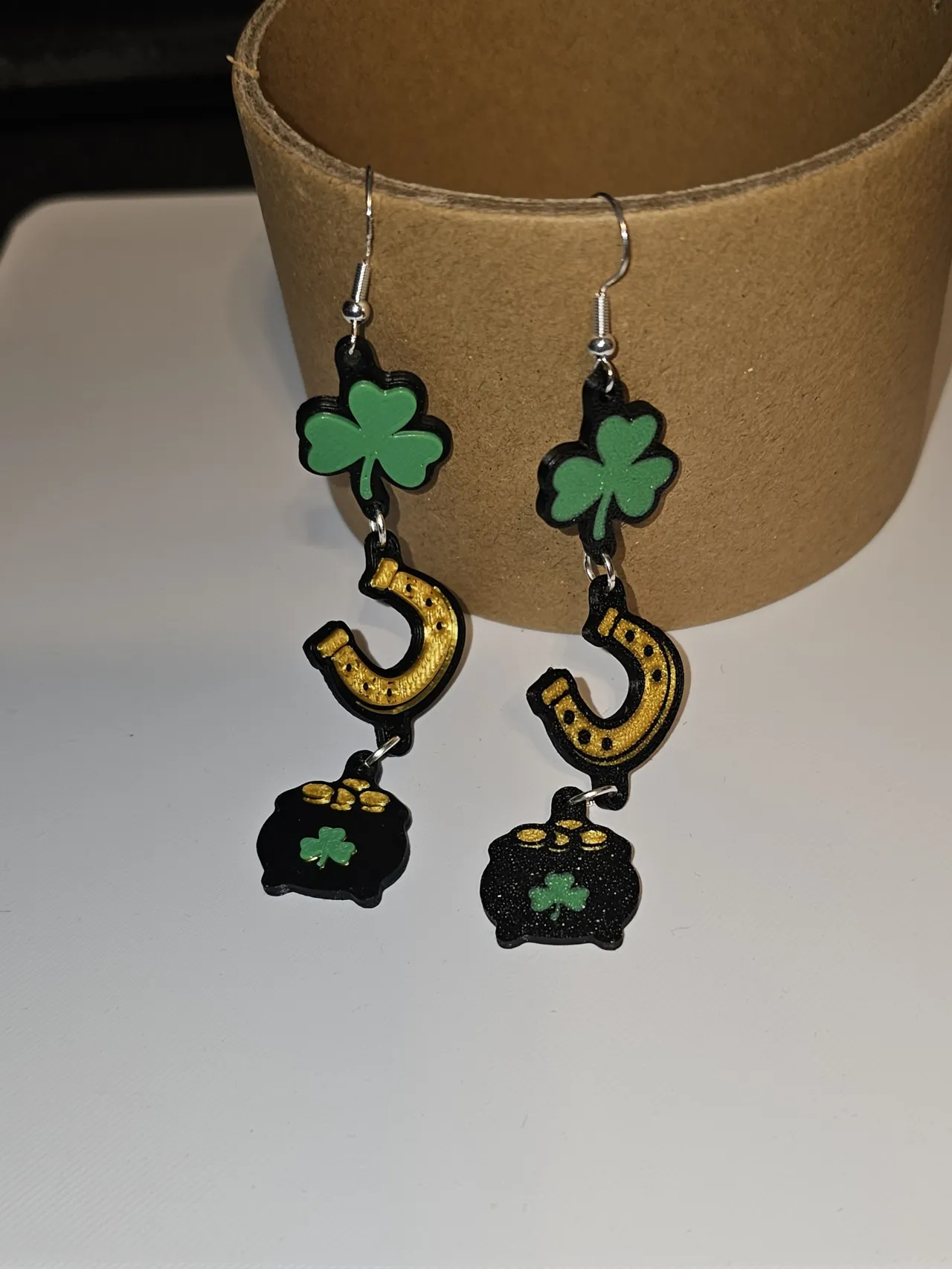 St. Patrick's Day Earrings (No AMS) view 2