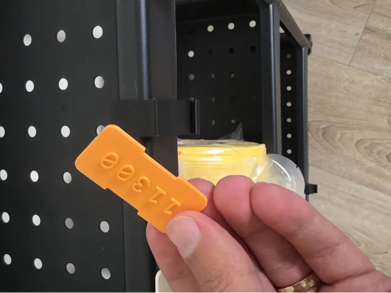 Ikea Vesken filament label