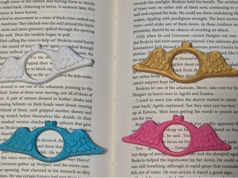 Bague de lecture ailée - ailes d'ange
