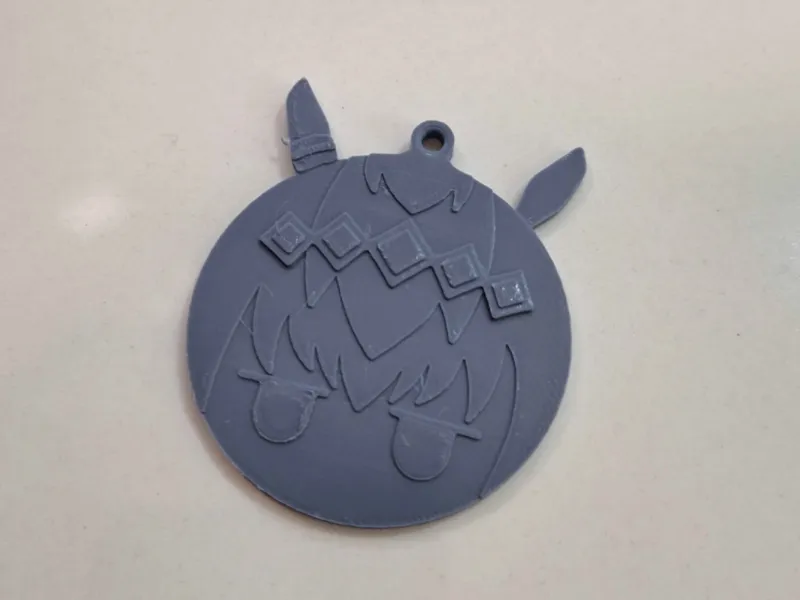 Oguri Cap bob-head keychain