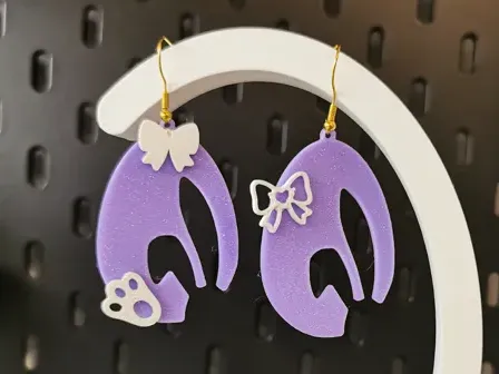 custom Easter earrings (no ams)
