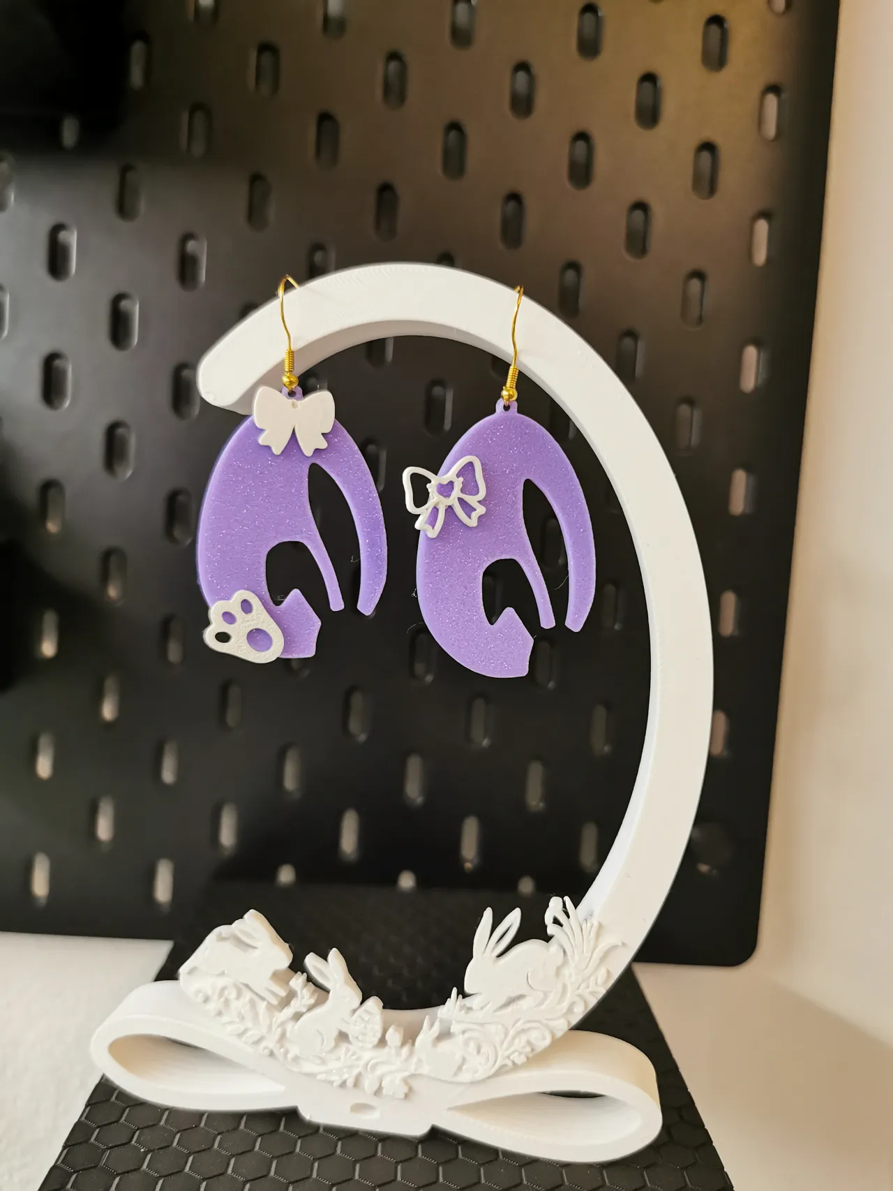 custom Easter earrings (no ams) view 2
