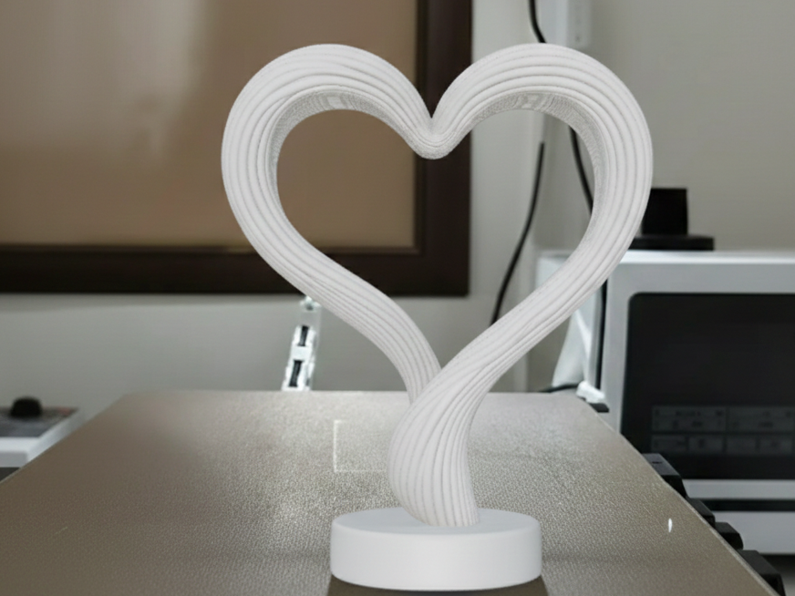 Flowing Heart Sculpture