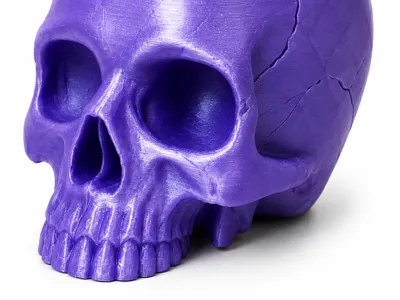 Cracked Skull Planter