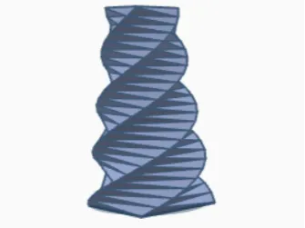 Trendy & Minimalistic Spiral Vase