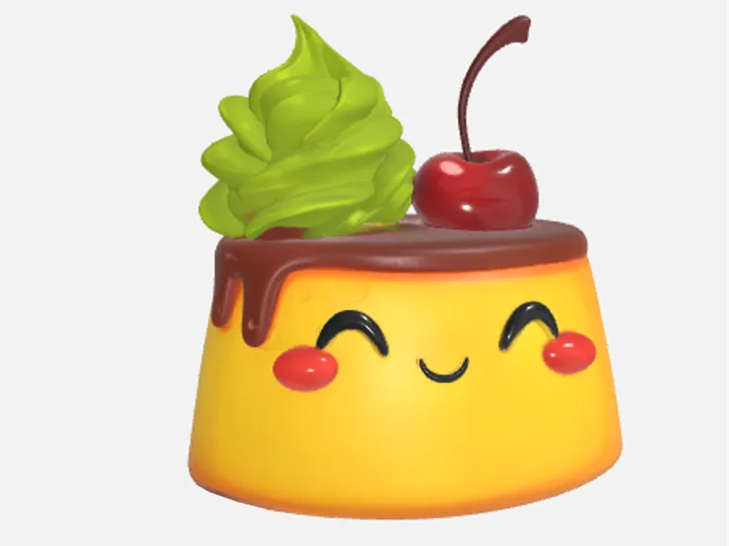 Cute Flan Model