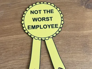Funny Employee Award / Not the worst / Joke gift