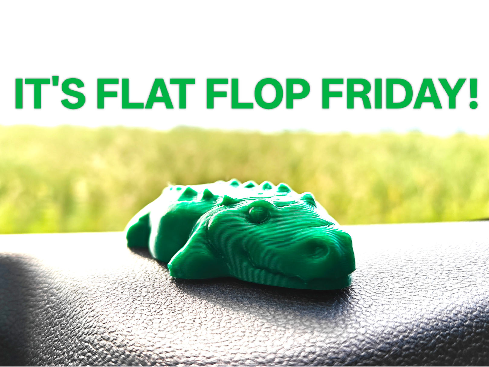 Flat Flop Friday! - Rubber Croc 