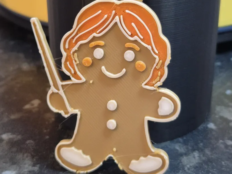 Ron Weasley Gingerbread Christmas Ornament