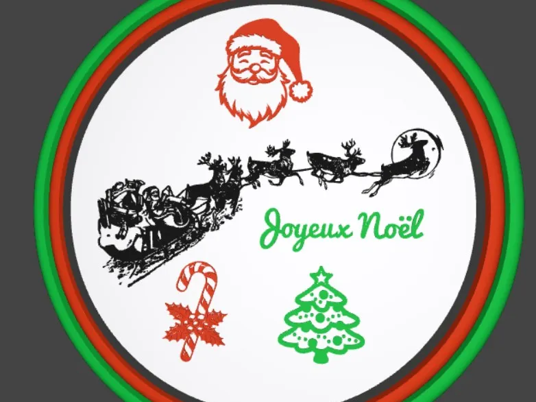 Décoration Noël avec outil Makerworld