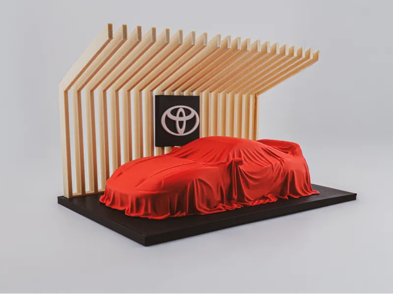 Toyota Supra MK4 - Covered with dispay stand