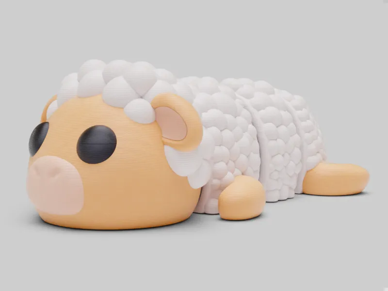 Flexi Articulated Sheep (Multicolor)