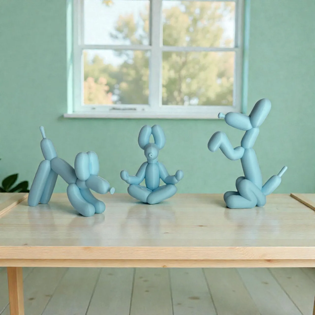Meditating Balloon Dog view 2