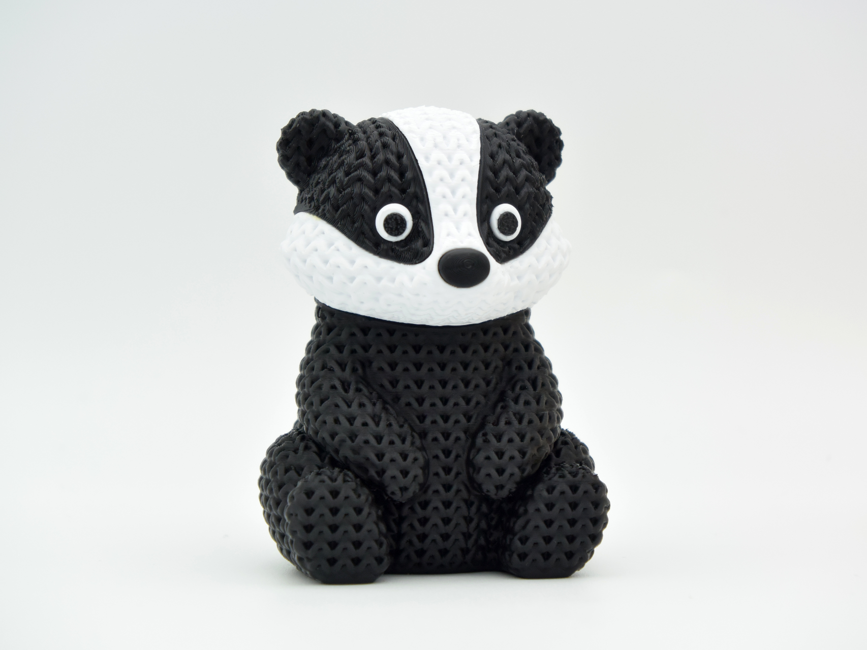 Miniatura 1 do modelo 3D Knitted Badger