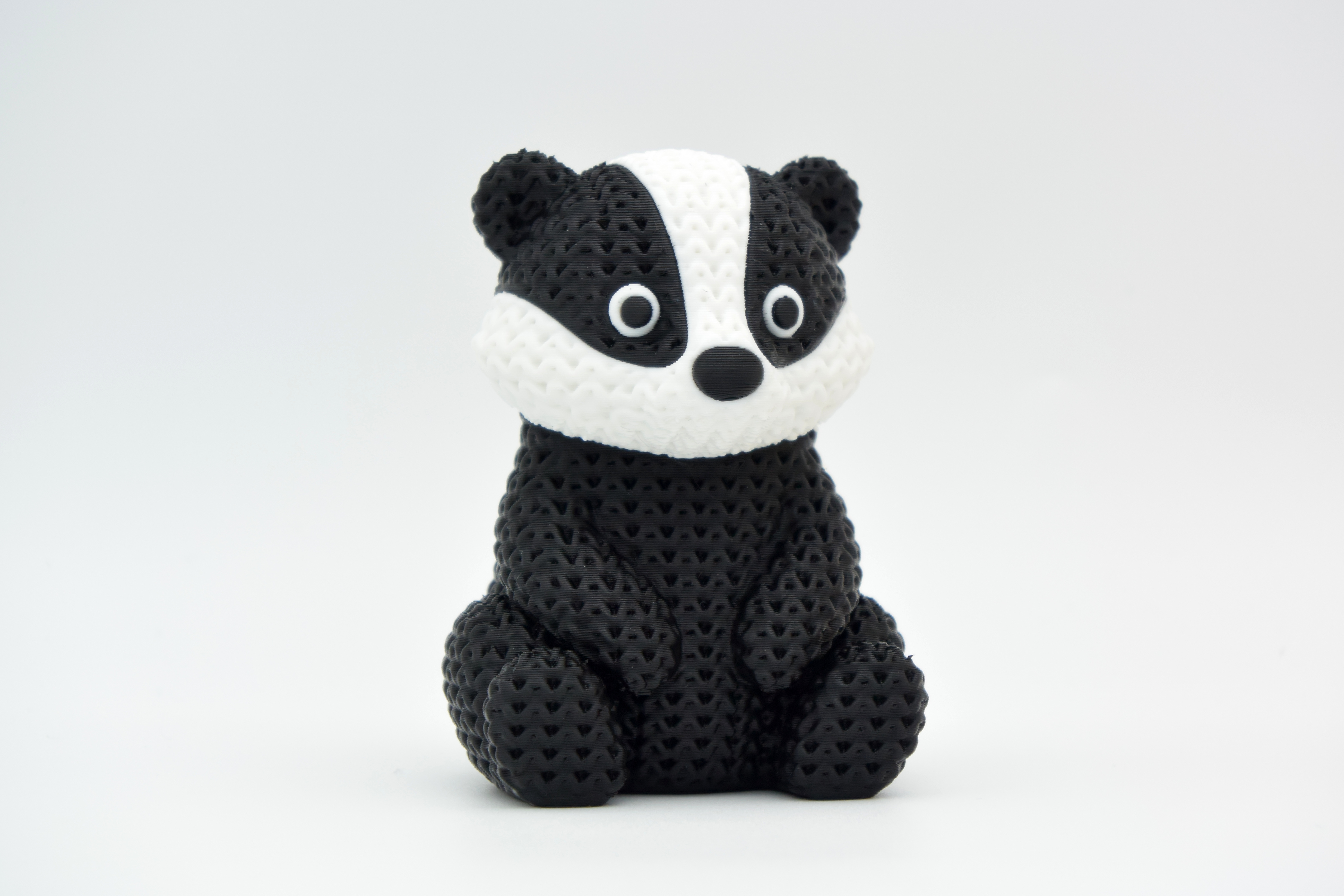 Miniatura 2 do modelo 3D Knitted Badger