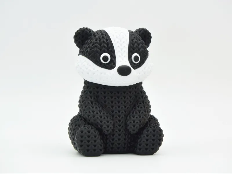 Knitted Badger