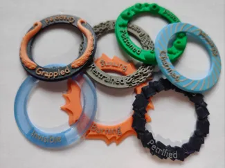 Stylized D&D Condition Rings - Volume 01