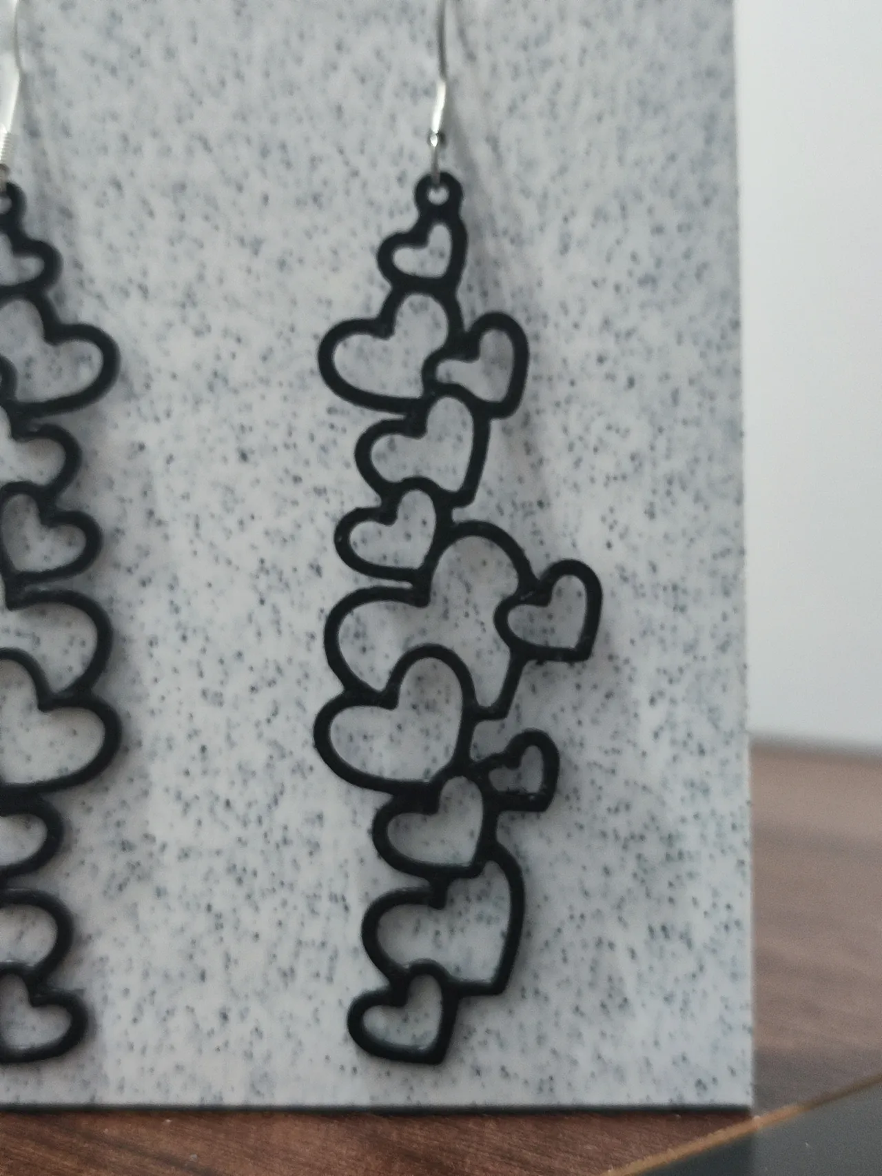 Aretes Lluvia de Corazones Silvestres view 4