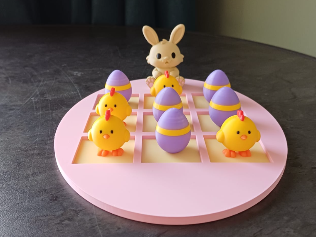 Easter Tic Tac Toe – Bunny, Chicks & Eggs Edition