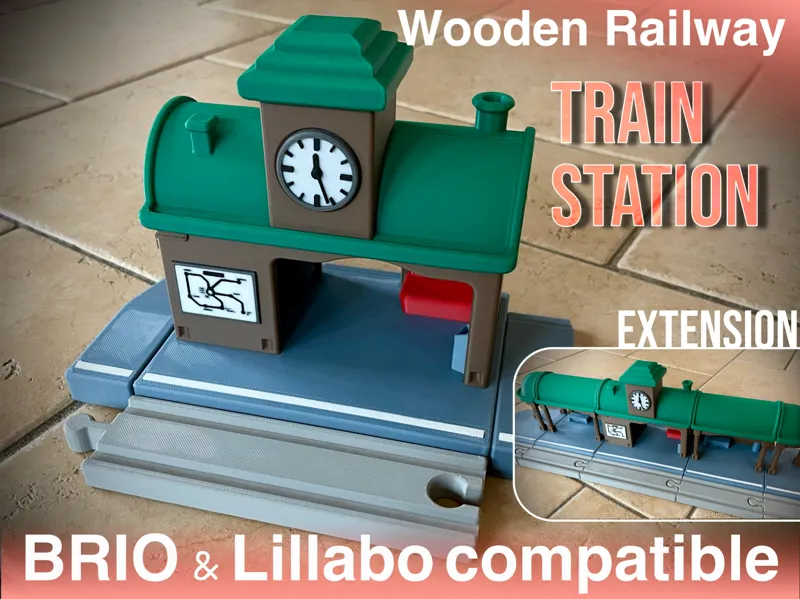 Bahnhof 1900, Modular erweiterbar - Brio & Lillabo