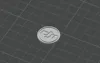Shopping cart token with DJI logo