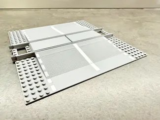 Brick City - straight road + railway crossing