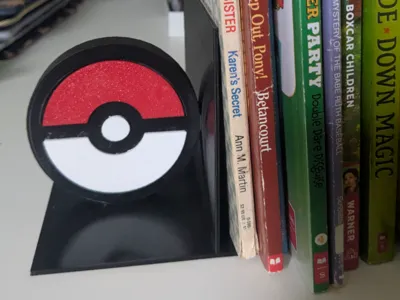 Pokeball Bookend