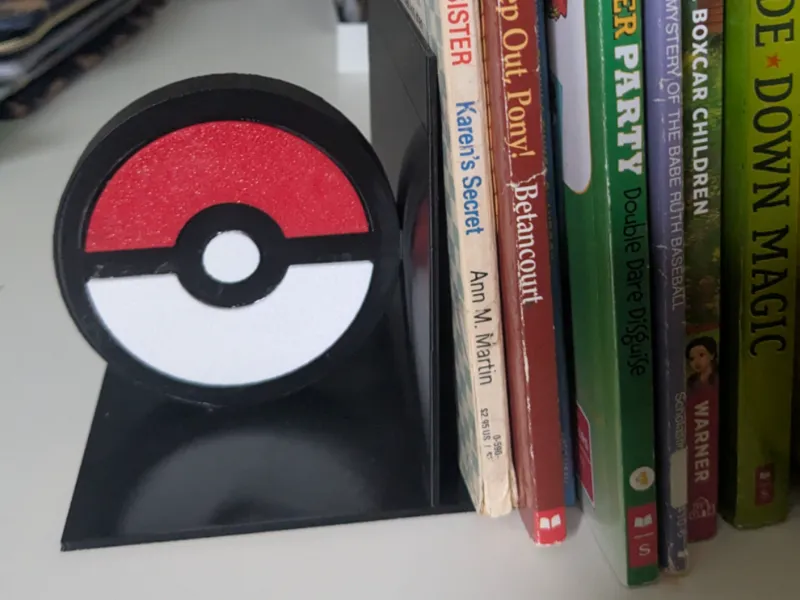Pokeball Bookend