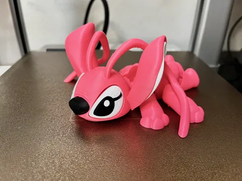 Articulated Pink toy NOAMS view 4