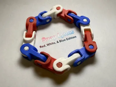Snap Lynks - Red, White, and Blue Edition