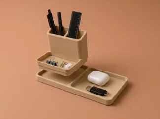MISE | Parametric Modular Desk Organizer System