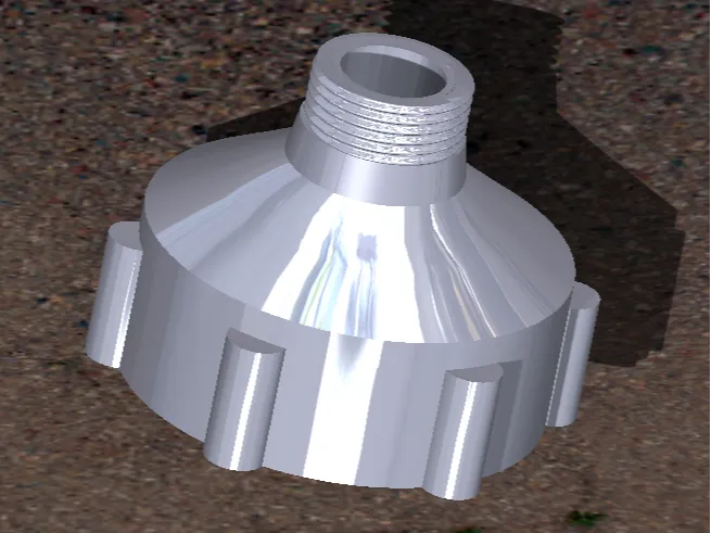 IBC tote 60x6 to 3/4" GHT Male Adapter