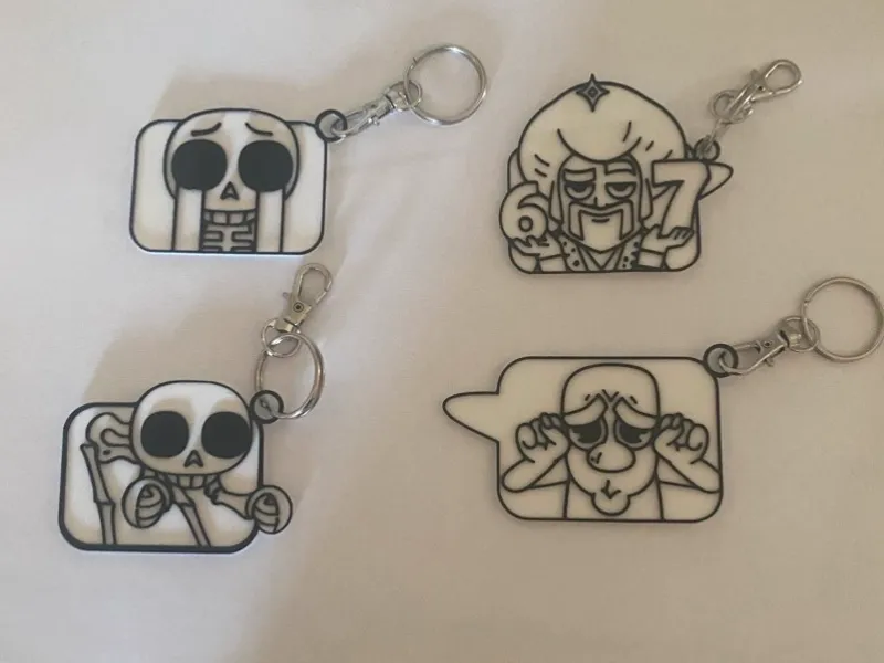 clash royale keychains