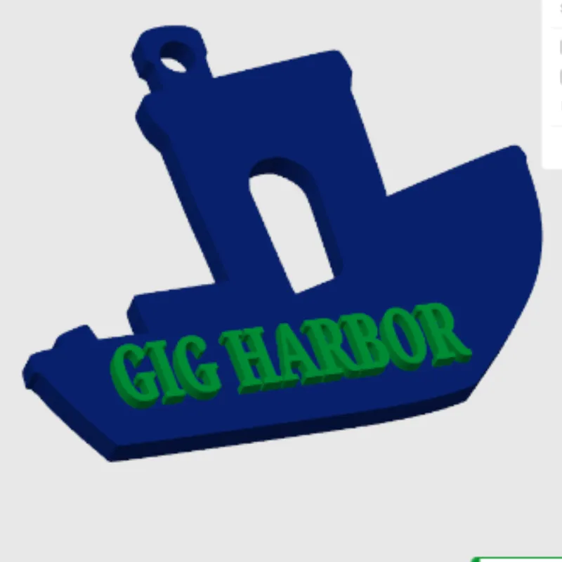 Gig Harbor Washington Keychain