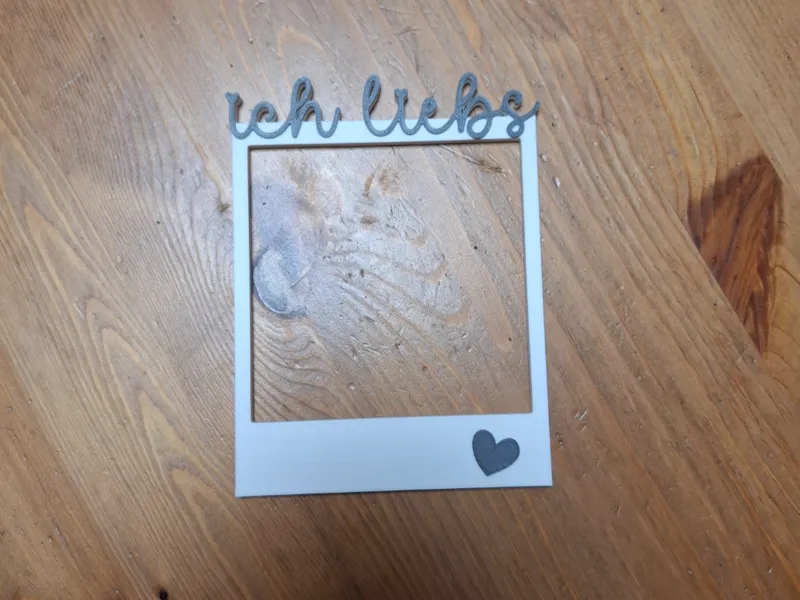 Polaroid "Ich liebs"