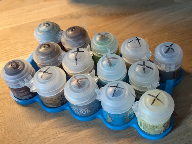Citadel paint pot stacking tray
