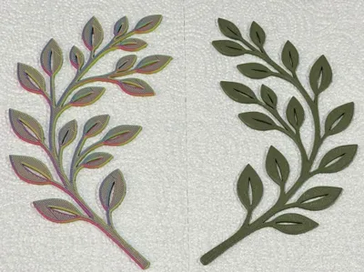 Tree Leaf Wall Decor Vine Branch Wall Art 2 Pieces