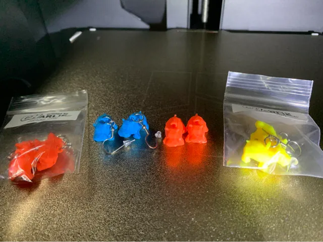 Low Poly Hippo Earrings