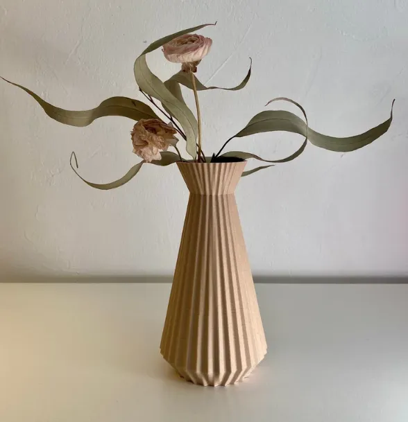 Vase textured for flower / decoration