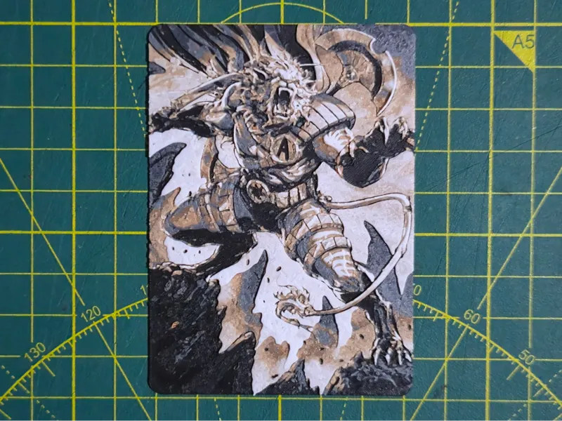 MTG Commander Deck Box Ajani Inlay HueForge