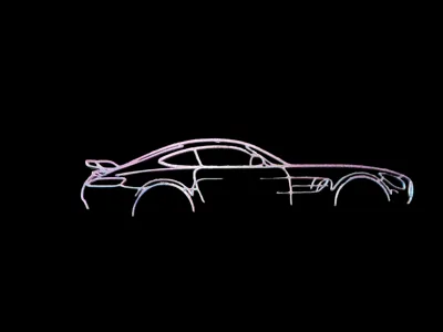 MERCEDES AMG ONE silhouette wall art by cruse2382 - MakerWorld