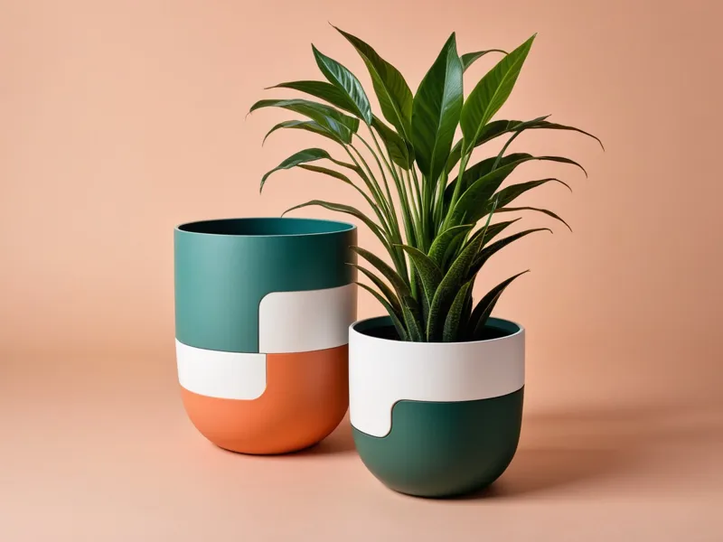 Planter Dual-Color in 2 or 4 Parts