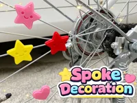 Décoration étoile pour rayons de vélo enfant — photo 1