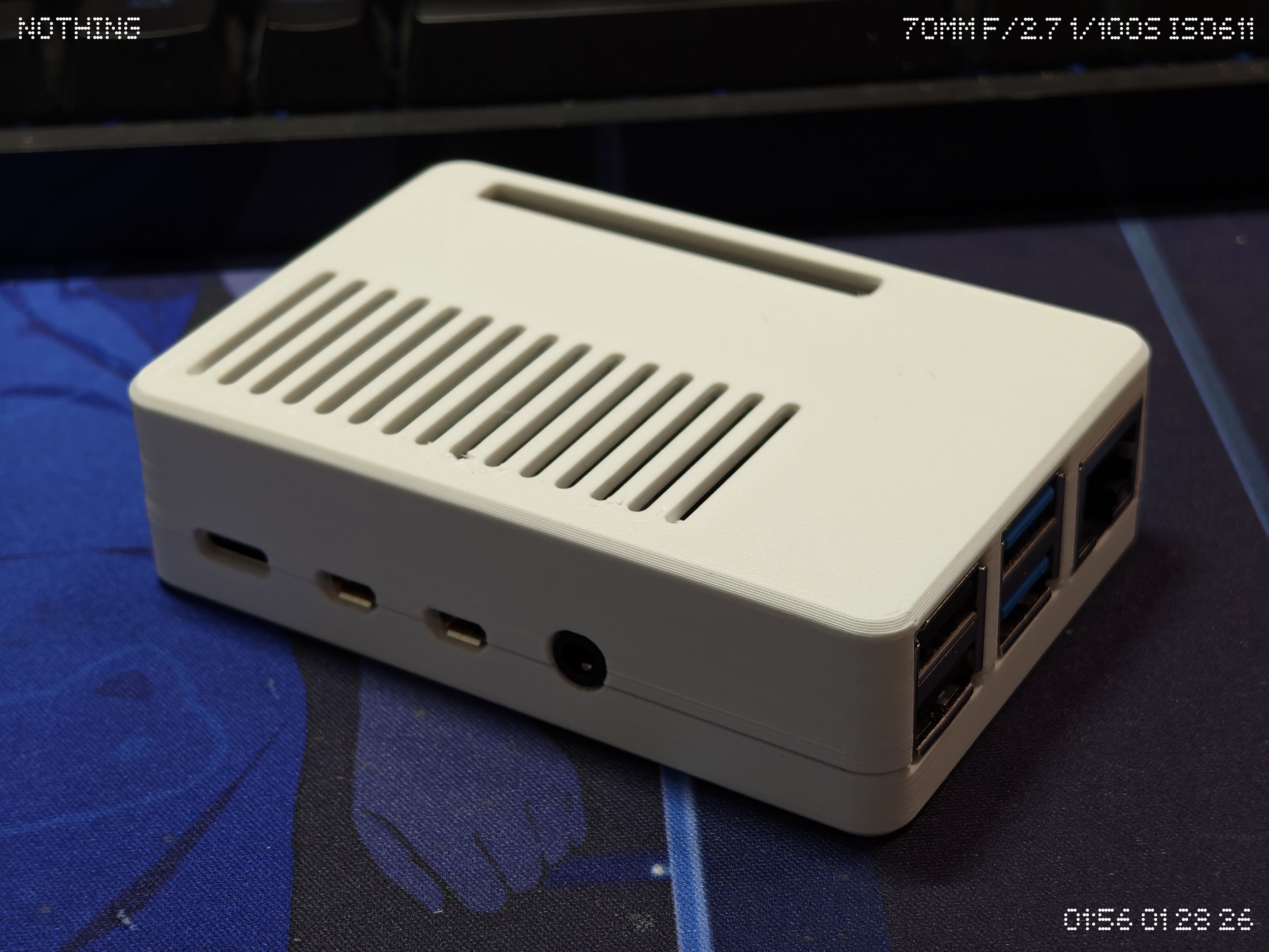 Miniatura 1 do modelo 3D Simplest Raspberry Pi 4B Case