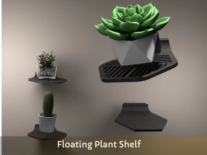 Floating Plant Shelf