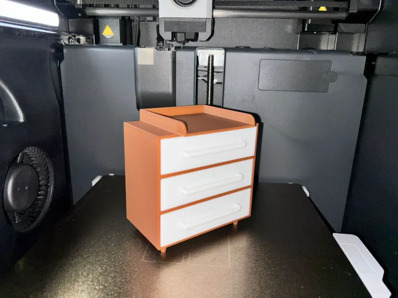 Wickelkommode Miniatur -No AMS-