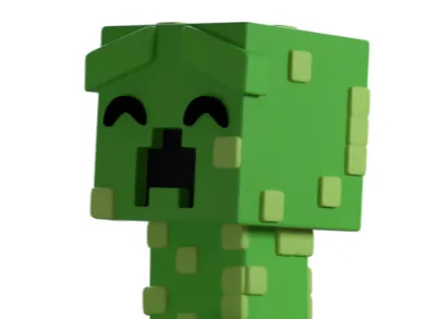 Single color Minecraft Creeper
