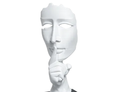Replica Juliarte SILENCE Sculpture Mask XS